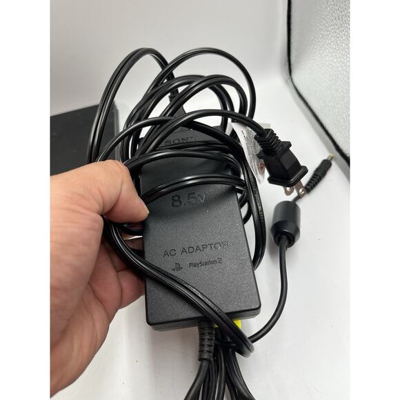 Sony PlayStation 2 PS2 Slim Console Controller + AC Cord - Tested - Picture 7 of 13
